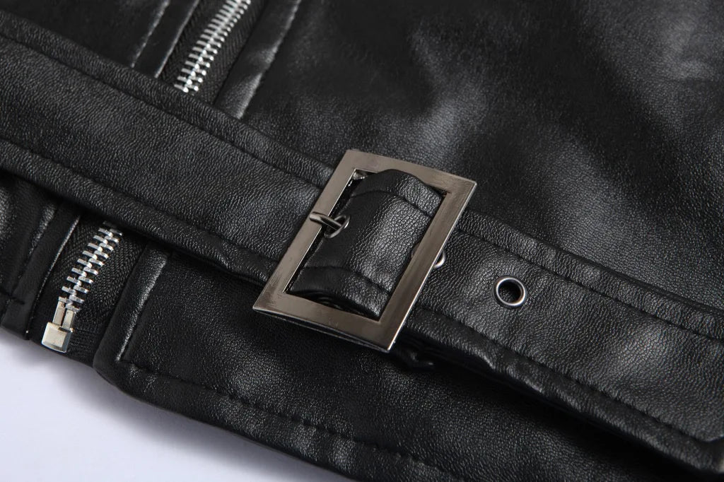 Sevanno | Chaqueta clásica de piel para hombre