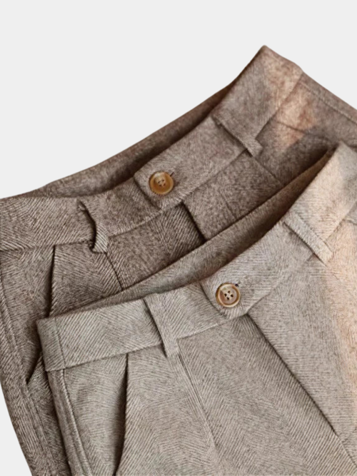 Elegante, maßgeschneiderte Hose aus reiner Wolle