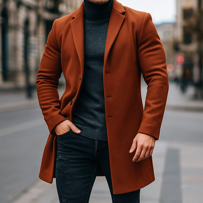 Sevanno | Men’s Wool Trench Coat