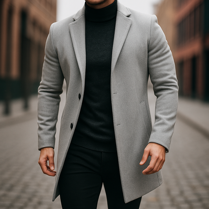 Sevanno | Men’s Wool Trench Coat