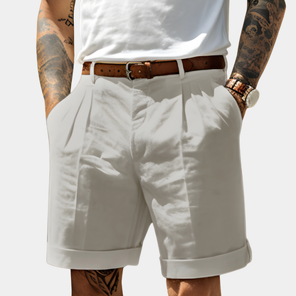 Sevanno | Elegante, pustende bermudashorts i bomull