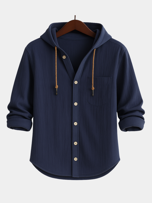 Sevanno | Luxury Soft-Cotton Hooded Shirt