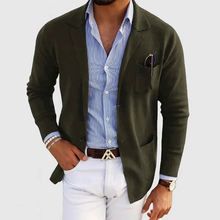 Sevanno | Blazer de luxo para homem em material macio