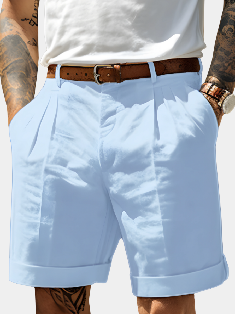 Sevanno | Elegante, pustende bermudashorts i bomull
