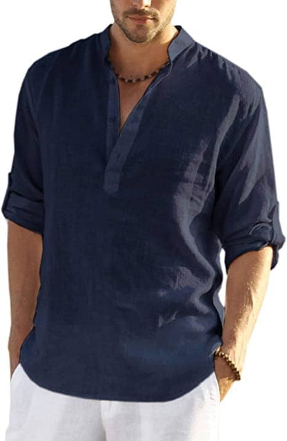 Sevanno | Men’s Cotton-Linen Shirt