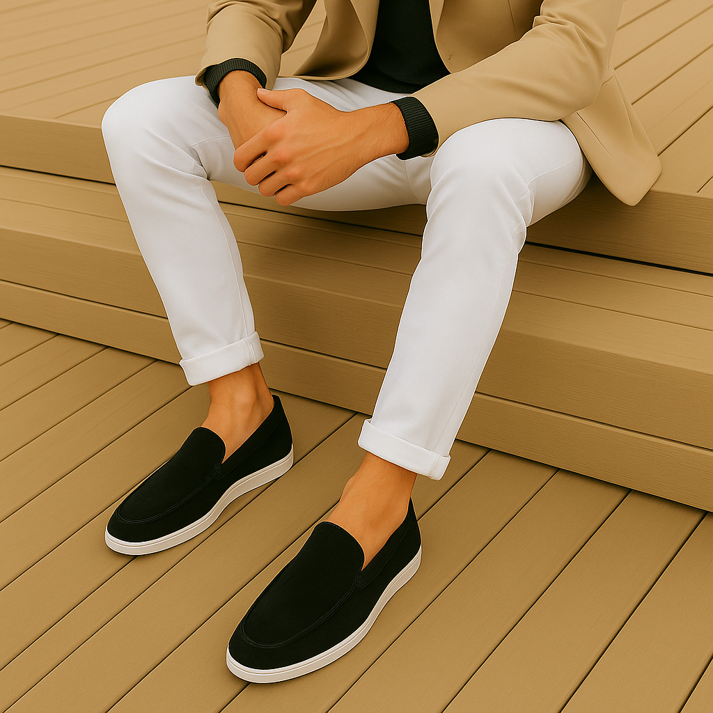 Sevanno | Elegantní semišové mokasíny
