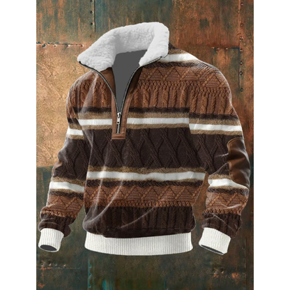 Sevanno | High-Neck Fleece Sweater