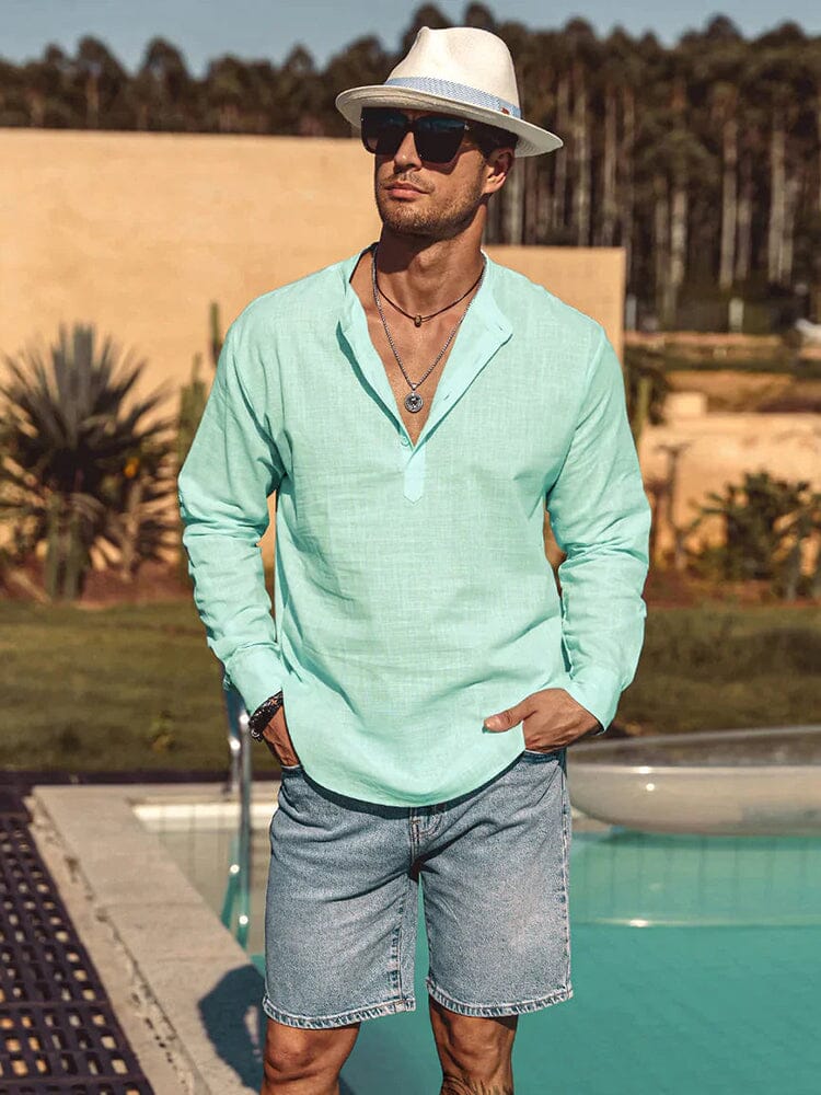 Sevanno | Men’s Cotton-Linen Shirt