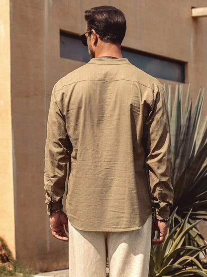 Sevanno | Men’s Cotton-Linen Shirt