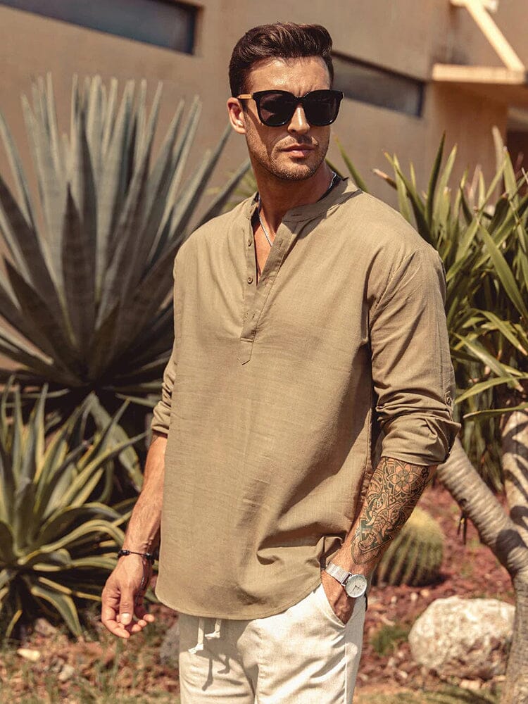 Sevanno | Men’s Cotton-Linen Shirt