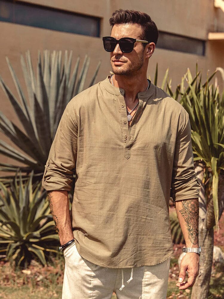 Sevanno | Men’s Cotton-Linen Shirt