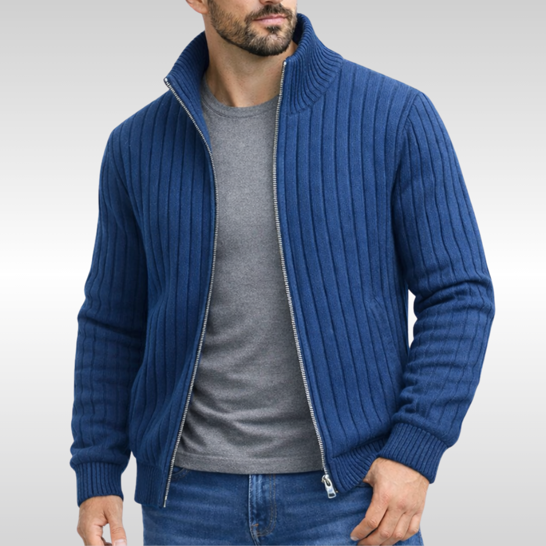 Sevanno | Cárdigan clásico y elegante con cremallera