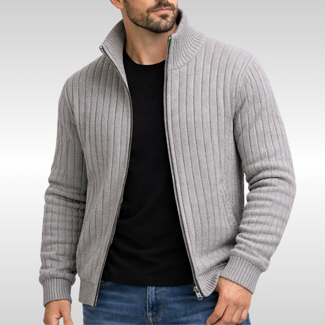 Sevanno | Cárdigan clásico y elegante con cremallera