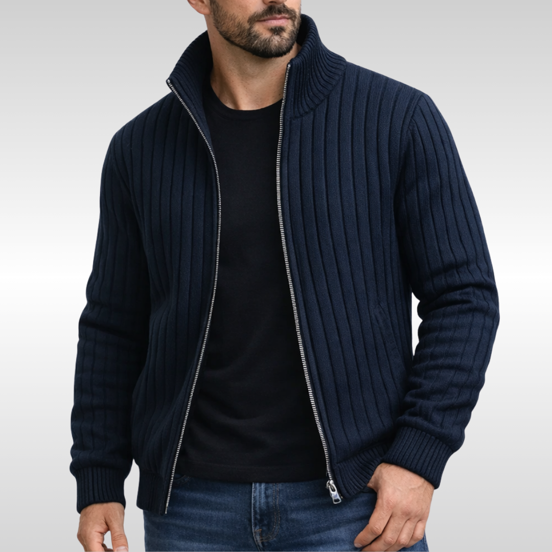 Sevanno | Cárdigan clásico y elegante con cremallera