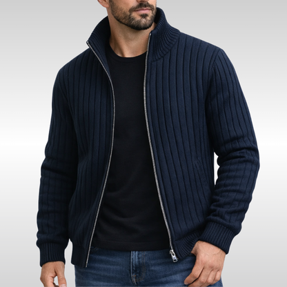 Sevanno | Cárdigan clásico y elegante con cremallera