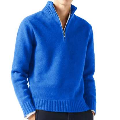 Sevanno | Col roulé zippé en laine pour homme