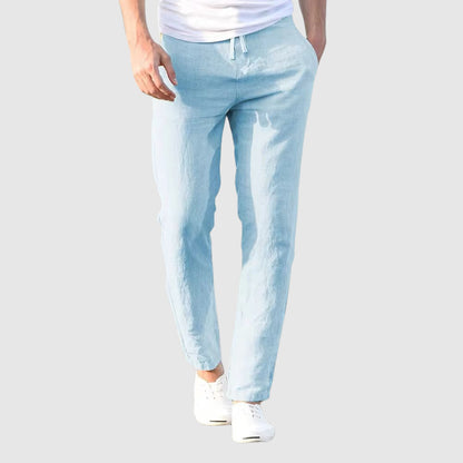 Beniamino | Lichtgewicht linnen broek