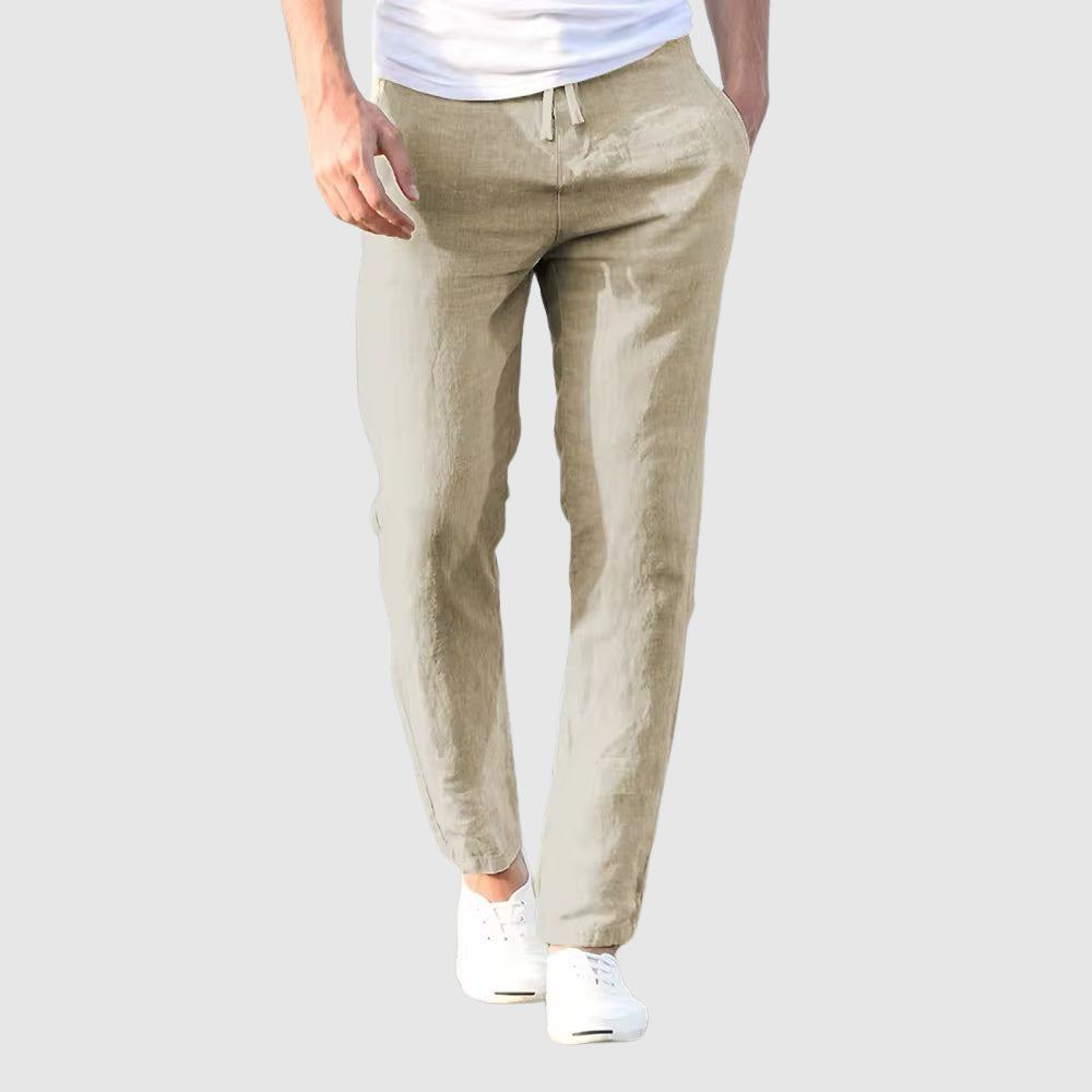 Beniamino | Lichtgewicht linnen broek