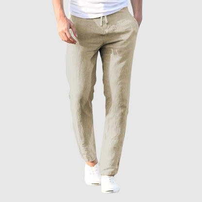 Beniamino | Lichtgewicht linnen broek