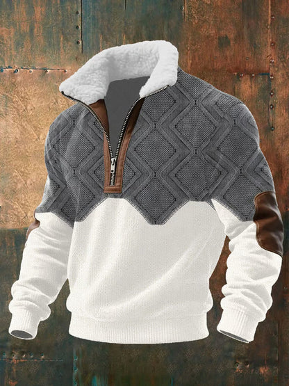 Sevanno | High-Neck Fleece Sweater