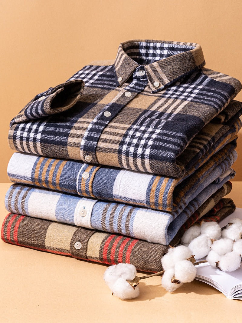 Sevanno | Cămașă modernă în carouri pentru bărbați
