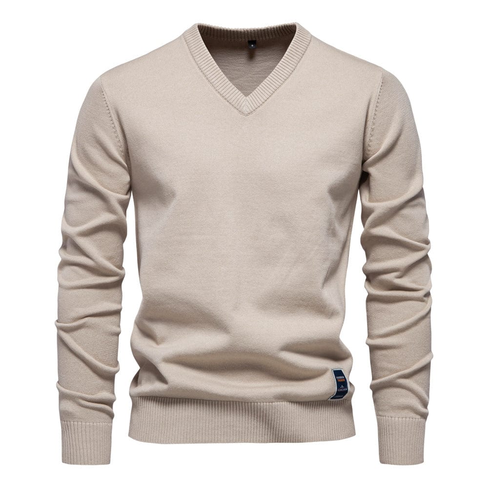 Sevanno | Cotton V-Neck Sweater