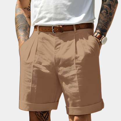 Sevanno | Elegante, pustende bermudashorts i bomull
