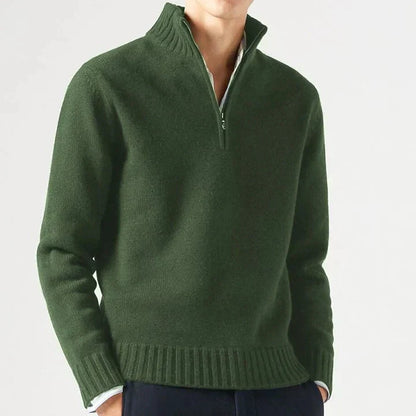 Sevanno | Col roulé zippé en laine pour homme