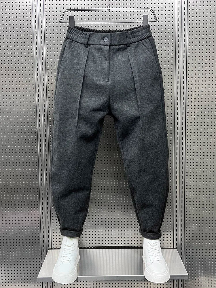Sevanno | Pantalones texturizados de corte ajustado para hombre