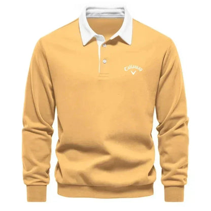 Sevanno | Pulover polo cu contraste rafinate