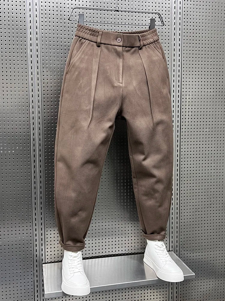 Sevanno | Pantalones texturizados de corte ajustado para hombre