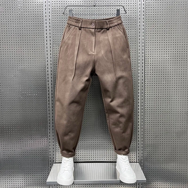 Sevanno | Pantalones texturizados de corte ajustado para hombre