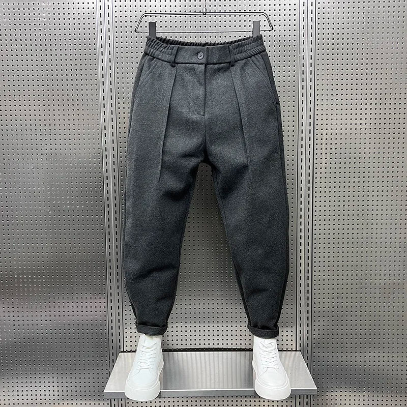 Sevanno | Pantalones texturizados de corte ajustado para hombre