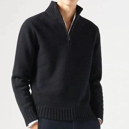 Sevanno | Col roulé zippé en laine pour homme