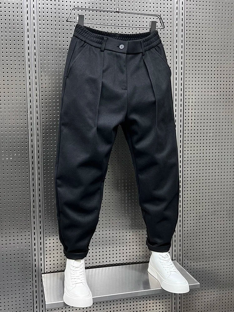 Sevanno | Pantalones texturizados de corte ajustado para hombre