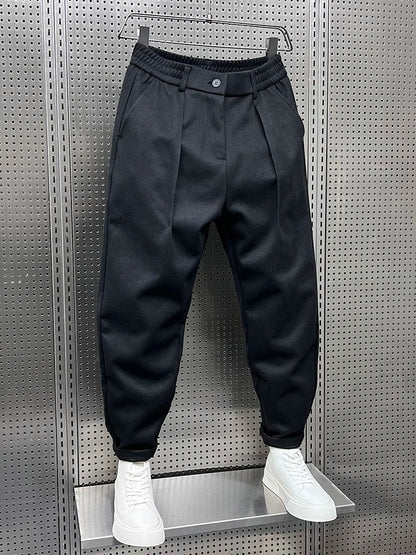 Sevanno | Pantalones texturizados de corte ajustado para hombre