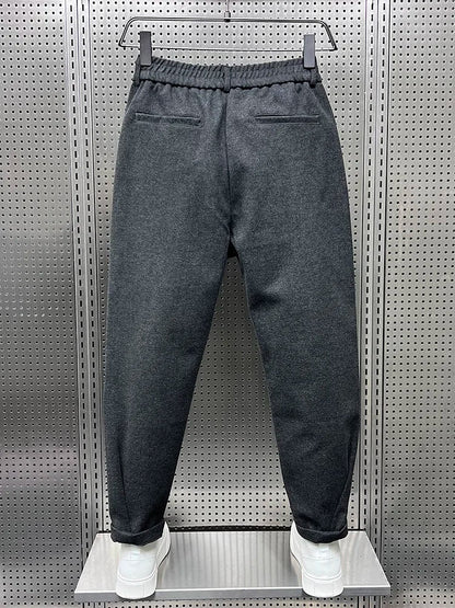 Sevanno | Pantalones texturizados de corte ajustado para hombre