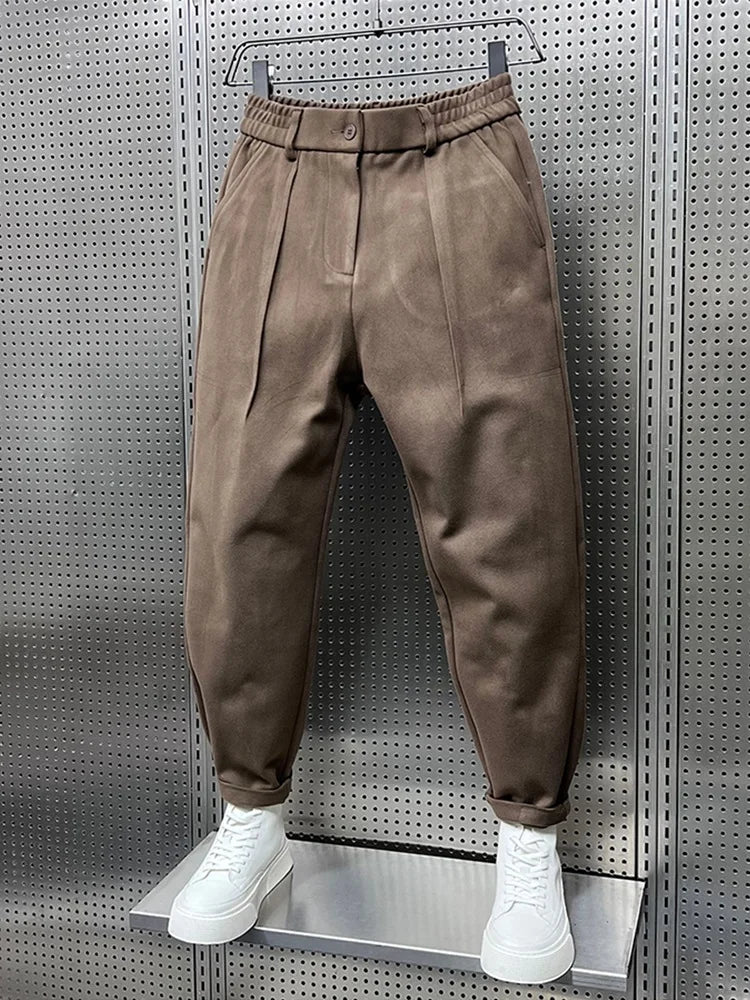 Sevanno | Pantalones texturizados de corte ajustado para hombre