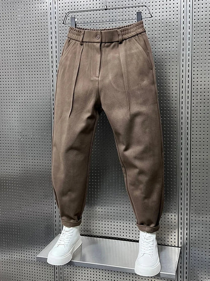 Sevanno | Pantalones texturizados de corte ajustado para hombre
