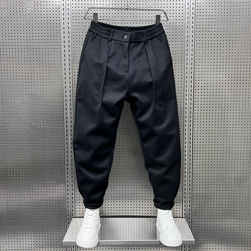 Sevanno | Pantalones texturizados de corte ajustado para hombre