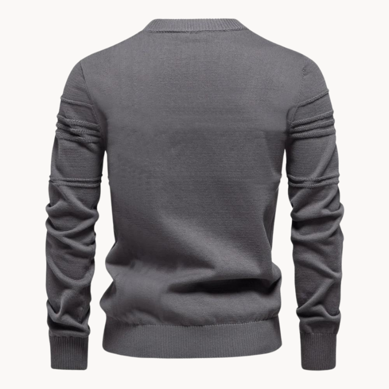 Sevanno | Camisola elegante para homem com padrão aos quadrados