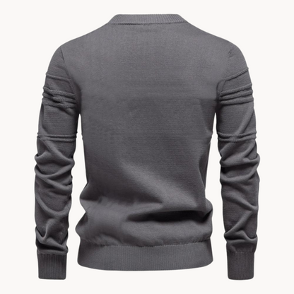 Sevanno | Camisola elegante para homem com padrão aos quadrados