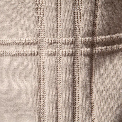 Sevanno | Camisola elegante para homem com padrão aos quadrados