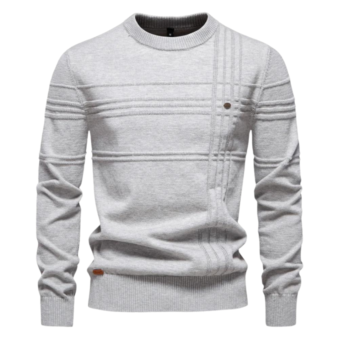 Sevanno | Camisola elegante para homem com padrão aos quadrados