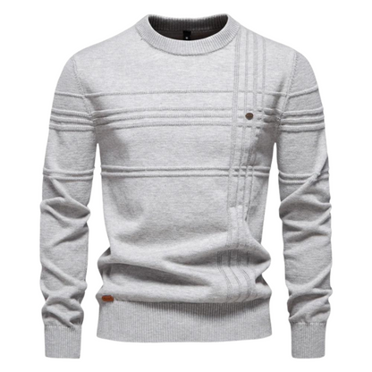 Sevanno | Camisola elegante para homem com padrão aos quadrados