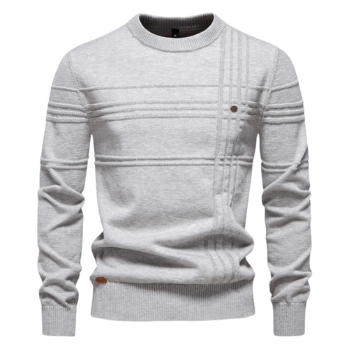 Sevanno | Camisola elegante para homem com padrão aos quadrados