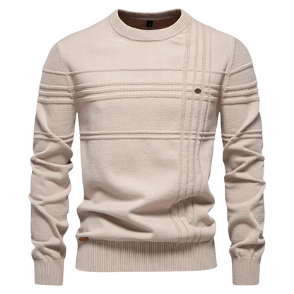 Sevanno | Camisola elegante para homem com padrão aos quadrados