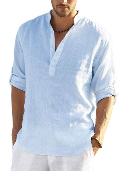 Sevanno | Men’s Cotton-Linen Shirt