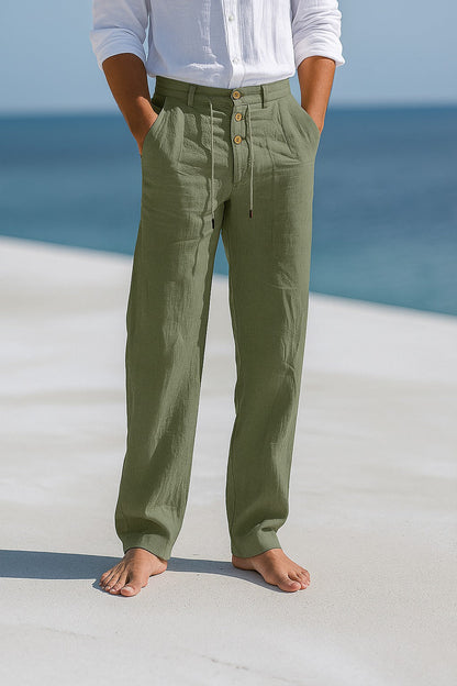 Matteo | Pantalon d’été léger en lin