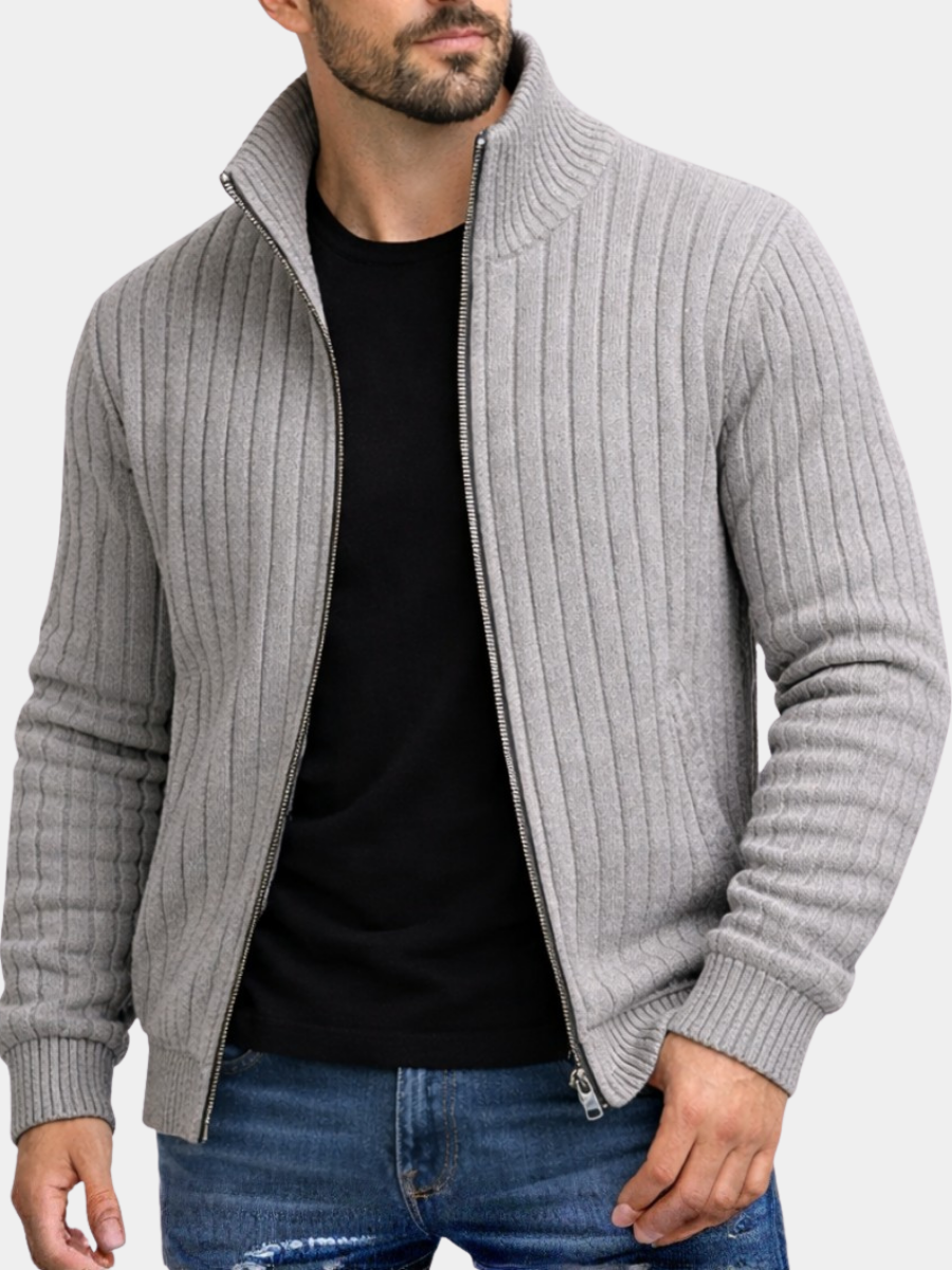 Sevanno | Cárdigan clásico y elegante con cremallera